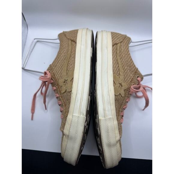 Converse One Star Ox Golf le Fleur Burlap Sneakers Beige Tan 163169C / Men 10